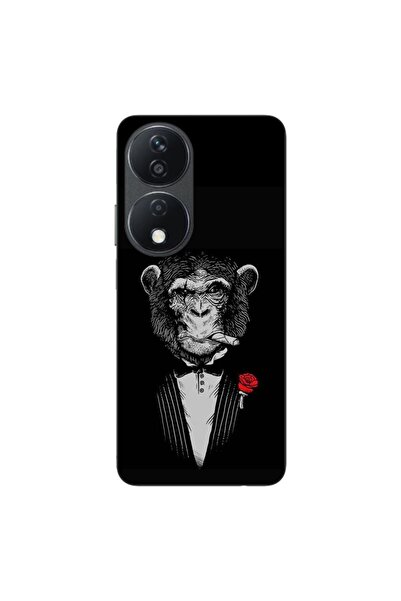 OEM Калъф, съвместим с Honor X7b, силиконов гел TPU, с десен на маймуна с пул...