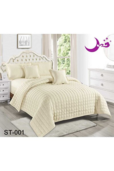 Moon Nefirin Compressed Bedspread Plain Summer 6 Piece Set-230*250 Plain Summ...