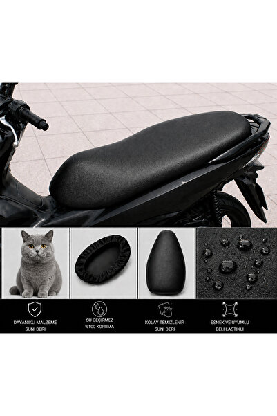 lawrenceshop Husa de protecție pentru șa de motocicletă Yamaha Cygnus L, impe...