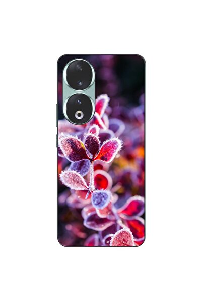 OEM Husa compatibila cu Honor 90 5G Silicon Gel Tpu Model Flori Inghetate