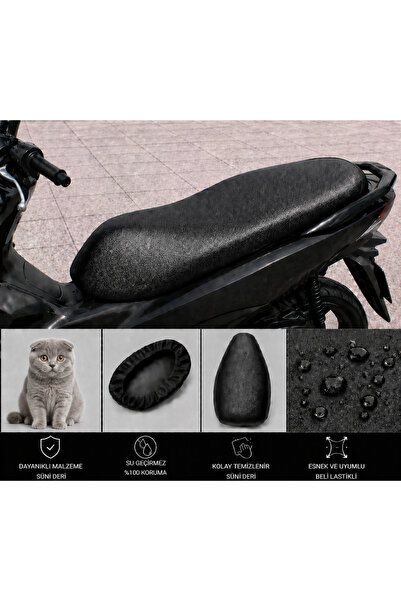 lawrenceshop Husa de protecție pentru șa motocicletei Mondial Speedy 110, imp...