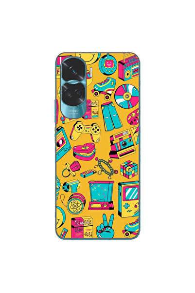 OEM Husa compatibila cu Honor 90 Lite 5G Silicon Gel Tpu Model Pop Art Vintage