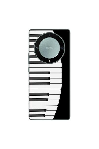 OEM Husa compatibila cu Honor Magic 5 Lite Silicon Gel Tpu Model Piano Keys