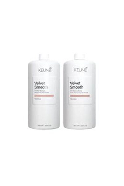 Keune Αντι-φριζ Σετ Μαλλιών - Βελούδινα Απαλό Αντι-φριζ: Σαμπουάν 1000 ml, Μα...