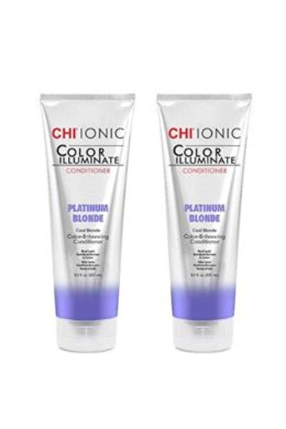 Chi Pachet 2 x Balsam Nuantator Blond Platinat - Farouk Ionic Color Illuminat...