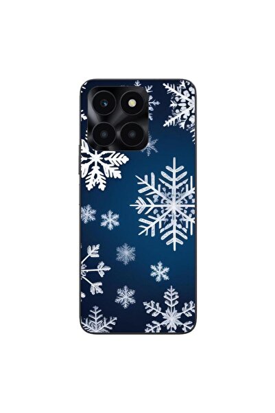 OEM Husa compatibila cu Honor X6a Silicon Gel Tpu Model Fulgi de Nea
