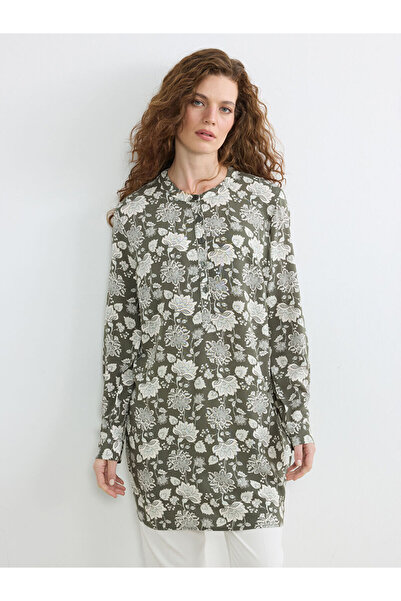 LC Waikiki Floral Women's Tunik with Judge Collar