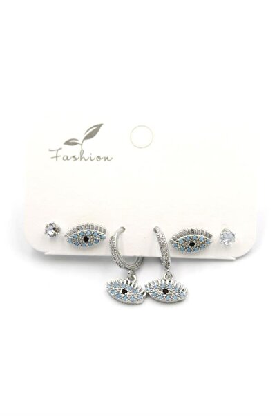 atastore2017 Multi-Eye Earrings - Silver