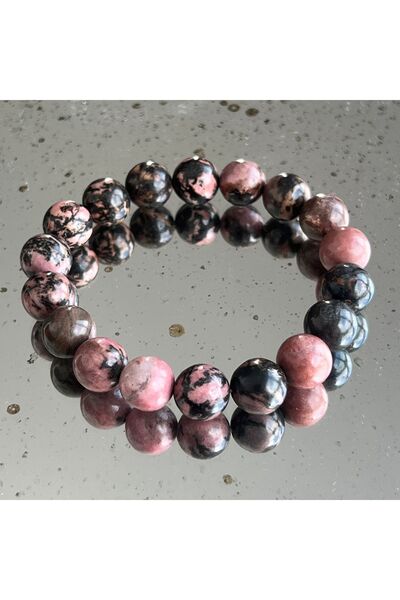DRUZY Brățară de rodonit de 10 mm