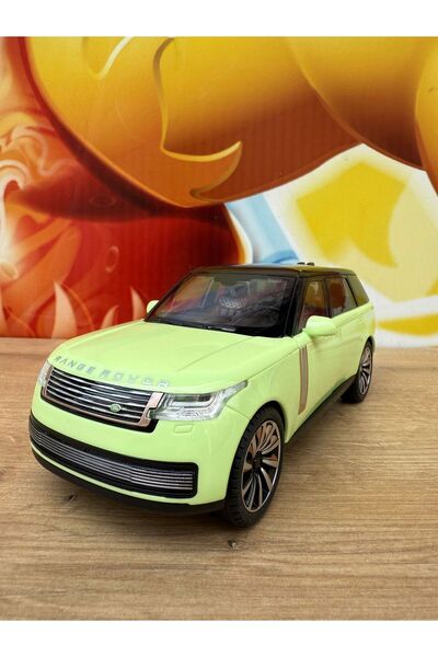 scntoys Range Rover Sport Model Araba Yeşil PLASTİK Sesli Işıklı Açılan Kapıl...
