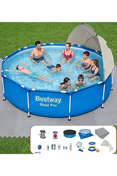BESTWAY Gölgelikli Prefabrik Full Havuz Seti 305x76cm BW565 56677
