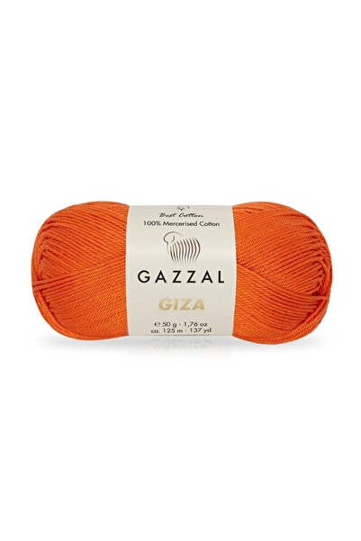 Gazzal قماش جيزة 100% قطن ميرسيريزد - 50 جرام 125 متر خيط تريكو صيفي رفيع-246...