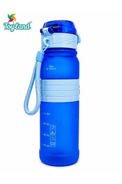 TOY LAND Portable Sports Water Bottle with Wrist Strap – Leakproof Reusable B...