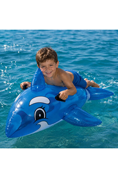 Selgot Inflatable Mattress for Children, Whale Shape, 157x94cm