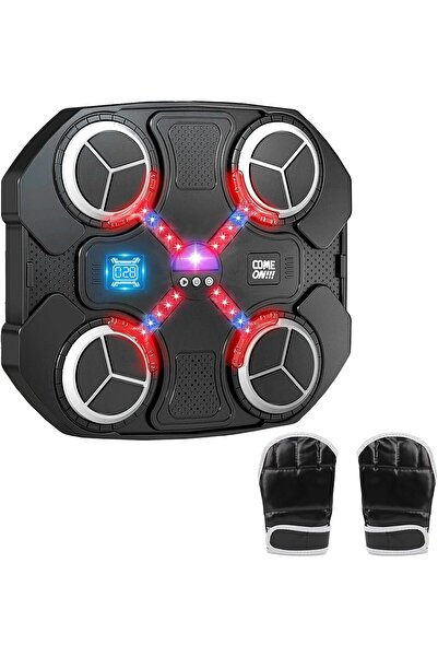 Arabest Kids Music Boxing Machine, Wall Mounted Bluetooth Smart Punching Pad,...