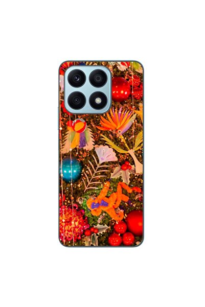 OEM Husa compatibila cu Honor X8a Silicon Gel Tpu Model Craciun Decor Brad Vi...