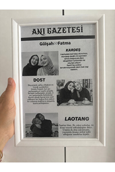 HILLstore Anı gazetesi sevdiklerinize özel A4 boyutunda