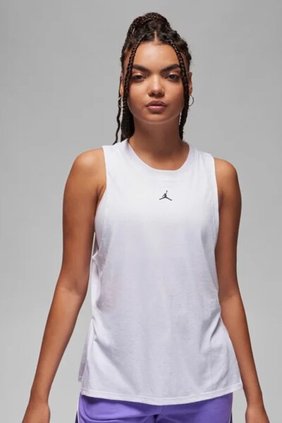 Nike Jordan ženska majica bez rukava sa dijamantnim uzorkom, široka kroja, sa...