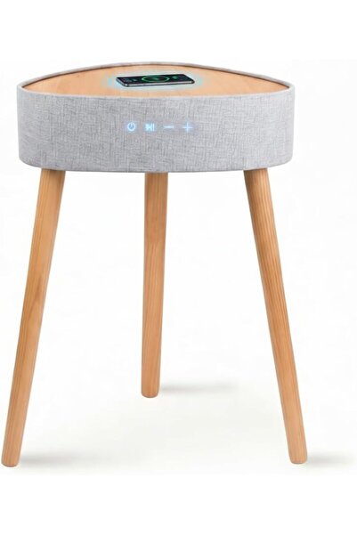 Alcoach Smart Bedside Table with Bluetooth Speaker, Wireless Charger,Usb Char...