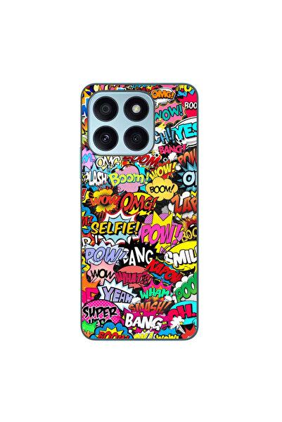 OEM Husa compatibila cu Honor X8b Silicon Gel Tpu Model Pop Art Pow Wow Boom