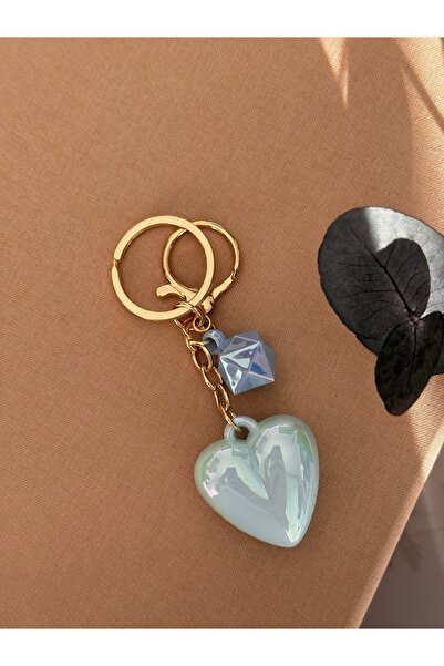 Miliva Gold Heart Keychain |   Bag Accessory |   Heart Keychain