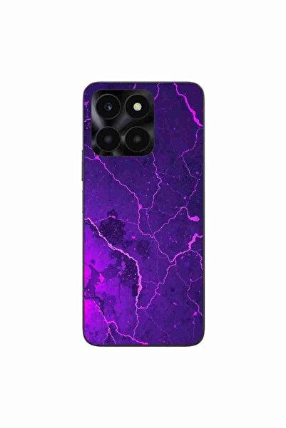 OEM Husa compatibila cu Honor X6a Silicon Gel Tpu Model Ultraviolet Marble Glow