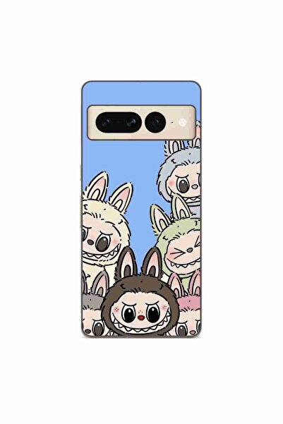 OEM Husa compatibila cu Google Pixel 8 Pro Silicon Gel Tpu Model Labubu Patte...