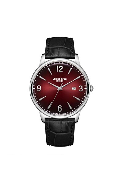 Lee Cooper Men's 3H Red To Black Dial Watch - LC08379.381