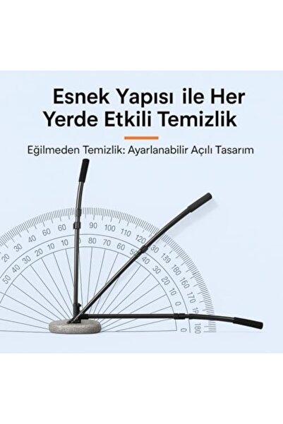 Yıldızan TAMGÜN 110CM Mop pentru curățarea mașinilor, cu mâner telescopic ext...