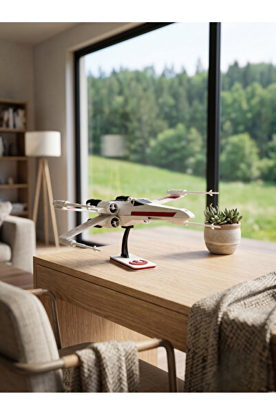 mekatris3d Mekatris X-Wing Uzay Gemisi Kendin Yap (DIY) Kit Card Maket - Bili...