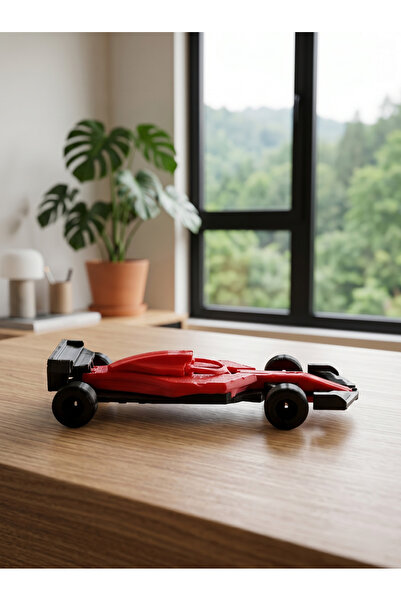 F1 Mekatris Formula 1 Yarış Arabası Kendin Yap (DIY) Kit Card Maket - Motor S...