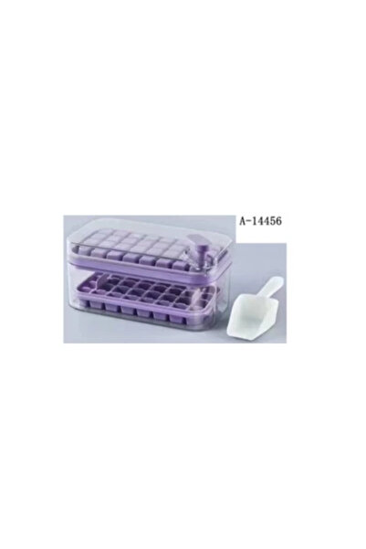 wei Tavă pentru cuburi de gheață cu capac și linguriță A-14456