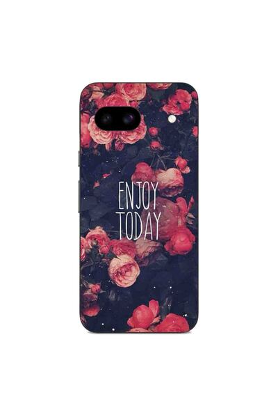 OEM Husa compatibila cu Google Pixel 8A Silicon Gel Tpu Model Enjoy Today