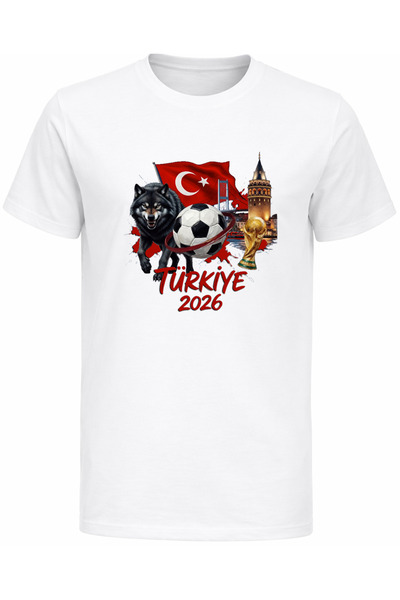 Efendioğlu Design تي شيرت مطبوع عليه برج جالاتا وقبة كورت بيراك 2026 بتصميم ك...