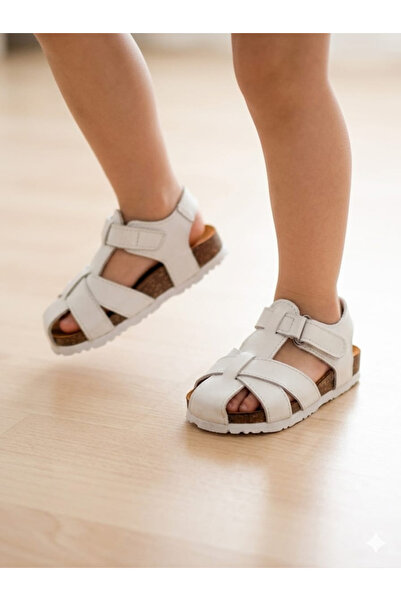 Turkuaz Ayakkabı Sandals White Knitted Shoes
