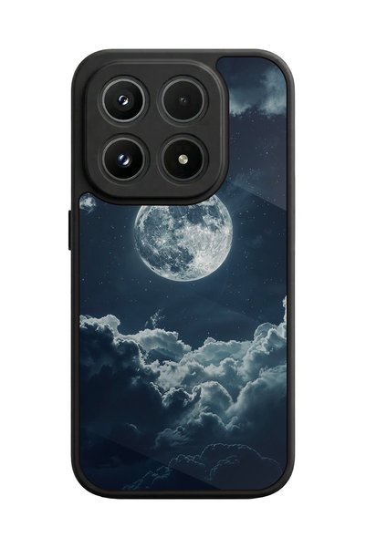 BGAKSESUAR حافظة XlAOMI Mi 17 5G المتوافقة مع تصميم Moon Design اللامع الفاخر