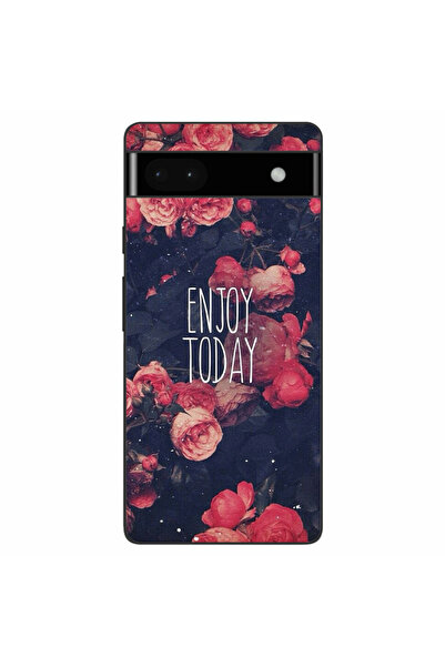 OEM Husa compatibila cu Google Pixel 6A Silicon Gel Tpu Model Enjoy Today