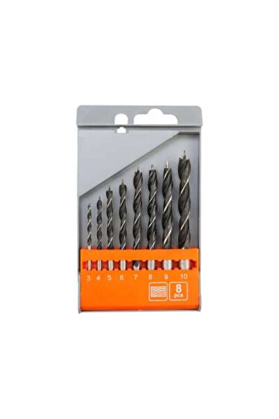 Sthor Set Burghie Pentru Lemn 3-10Mm, 8 Buc