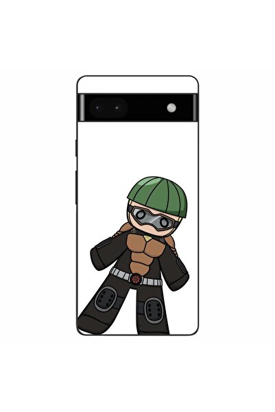 OEM Case compatible with Google Pixel 6A Silicone Gel Tpu Pattern One Punch M...