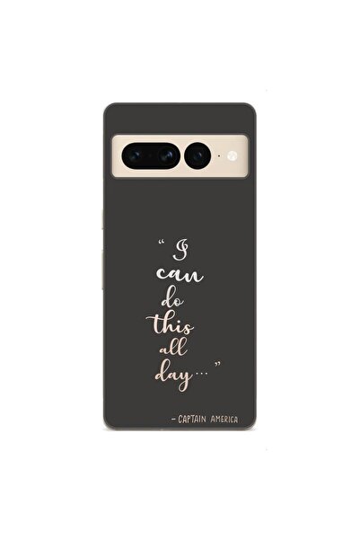 OEM Husa compatibila cu Google Pixel 7 Pro Silicon Gel Tpu Model Mesaj I Can ...