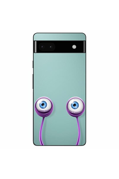 OEM Husa compatibila cu Google Pixel 6A Silicon Gel Tpu Model Snail Eyes