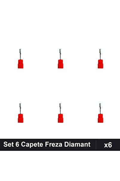 NAİLS Set 6 Capete Freza Diamant Unghii, Manichiura Profesionala, Freza Elect...