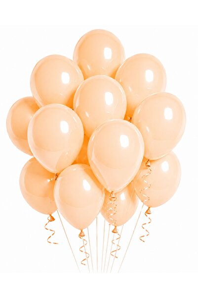 Sev-AL Balonları Makaron Turuncu Soft Parti Balonu 5’li Set 11 İnç Lateks Bal...