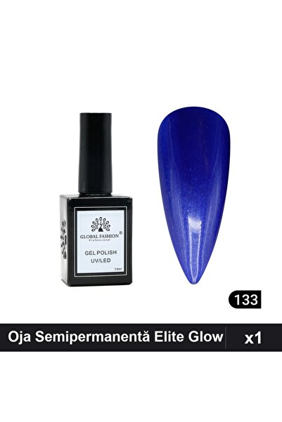 global fashion Oja Semipermanentă Elite Glow 15ml, Gel Polish UV/LED