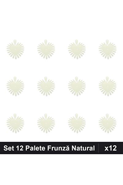 NAİLS Set 12 Palete Frunză pentru Manichiură, Nuanță Naturală, Accesoriu Nail...
