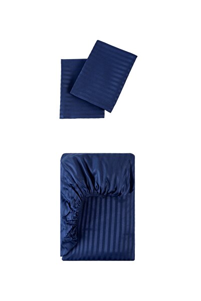 PAMUKCUM Cotton Satin Elastic Sheet Set Single/Double/King Size