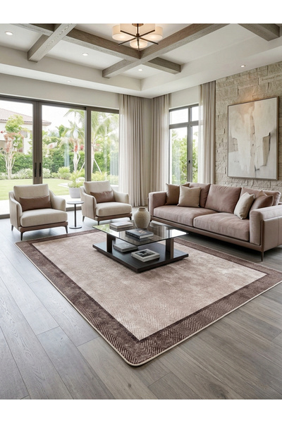 Brillant Modern Lateks Taban Salon Yolluk Antre Halı