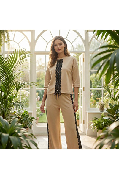 OEM Compleu Dama Elegant cu Imprimeu – Camasa si Pantaloni S-XL