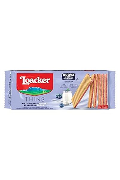 Loacker THINS WITH BLUEBERRY CREAM 18x150G