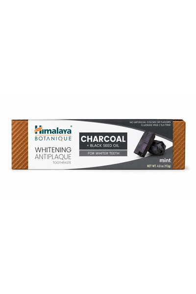 Himalaya Pastă de dinți Botanique 113g Cărbune + Ulei de semințe negre Mentă